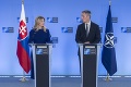Prezidentka Čaputová na prvej návšteve v Bruseli: Príhovorom potešila generálneho tajomníka NATO