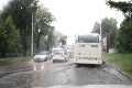 Banskou Bystricou sa prehnal intenzívny lejak: SHMÚ varuje pred vyčíňaním počasia