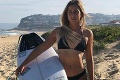 Kráska Lucía Martino krotí vlny: Neprekáža ani tréning v osemstupňovej vode!