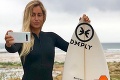 Kráska Lucía Martino krotí vlny: Neprekáža ani tréning v osemstupňovej vode!