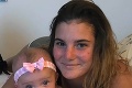 Dana porodila napriek nepriazni osudu zdravú dcérku: Krutá rana pre rodinu o mesiac neskôr