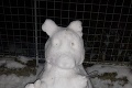 Snehové výtvory šikovných čitateľov: Z Lukášovho snehuliaka zostanete v úžase!