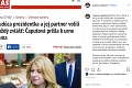 Kríza vo vzťahu prezidentky Zuzany Čaputovej: Prečo idú od seba? Tajný plán rozchodu