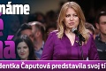 Už sú známe prvé mená: Budúca prezidentka Čaputová predstavila svoj tím