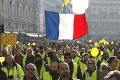 Účasť na pochodoch žltých viest slabne: Od ich vzniku prišlo na zhromaždenie najmenej ľudí