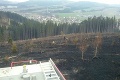 Smutný pohľad na následky lesného požiaru v Rakovej: S ohňom bojovali desiatky hasičov