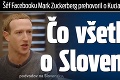 Šéf Facebooku Mark Zuckerberg prehovoril o Kuciakovi († 27) aj Čaputovej: Čo všetko vie o Slovensku?!