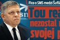 Fico o SMS medzi Šufliarskym a Kočnerom: Tou reakciou nezostal nič dlžný svojej povesti