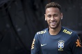 Neymar sa na tréningu zabával: Odniesol si to jeho spoluhráč Luis