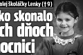 Nečakaná smrť malej školáčky Lenky († 9): Dievčatko skonalo po troch dňoch v nemocnici