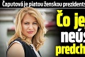 Čaputová je piatou ženskou prezidentskou kandidátkou: Čo jej radia neúspešné predchodkyne?