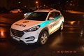 Búračka policajného auta s civilnou škodovkou v Bratislave: Škoda 3500 eur