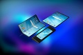 Samsung ukázal sklápací telefón: Novinka má ohybný displej, po rozložení je veľká ako tablet