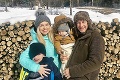 Rodinka Švajdovcov si užíva voľné dni: Prázdniny na snehu