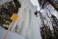 Unikátny ľadopád v lyžiarskom stredisku Skalka: Adrenalín len pre odvážlivcov