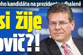 Majetky smeráckeho kandidáta na prezidenta odhalené: Ako si žije Šefčovič?!