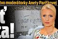 Smutné tajomstvo moderátorky Anety Pariškovej: Smrť brata!