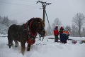 Elektrikári riešili výpadok prúdu na strednom Slovensku: Brodili sa kilometre v snehu a fujavici