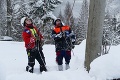 Elektrikári riešili výpadok prúdu na strednom Slovensku: Brodili sa kilometre v snehu a fujavici