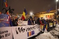 Rumunsko začalo predsedníctvo EÚ: V Bukurešti stovky ľudí protestovali proti vláde