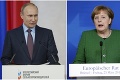 Putin telefonoval s Merkelovou: Rázne slová o útokoch v Sýrii