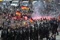 V Nemecku vyšli do ulíc odporcovia xenofóbie a neonacizmu: Ostrý stret s ultrapravičiarmi