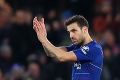 Španiel Fabregas sa rozlúčil s Chelsea: Pri poslednom odchode z ihriska mal slzy na krajíčku