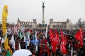 Budapešť znovu ovládli protesty proti zákonníku práce: Pozrite sa, čo požadujú odborári