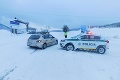 Polícia vyzýva vodičov k zvýšenej opatrnosti: Fotky zo zasneženého Slovenska ako varovanie
