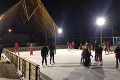 Milovníci zimného korčuľovania si konečne prišli na svoje: V Moldave nad Bodvou vzniklo klzisko za takmer 35 000 €