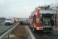 Dopravná nehoda na R1: Rýchlostná cesta v smere z Nitry do Trnavy je uzavretá!