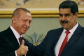 Turecký prezident Erdogan navštívil Venezuelu: Zastal sa Madura a kritizoval sankcie