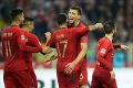 Portugalsko víťazí aj bez Ronalda: Lewandowskemu jubilejný zápas nevyšiel