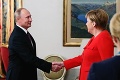Angela Merkelová na pracovných raňajkách s Putinom: Znepokojenie z napätia medzi Ruskom a Ukrajinou!