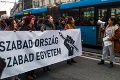 V Maďarsku demonštrujú tisíce ľudí: Chcú slobodné a nezávislé fungovanie vzdelávania a vedy