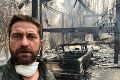 Gerard Butler na srdcervúcej fotografii: Požiar v Kalifornii mu zničil dom, toto odkázal hasičom