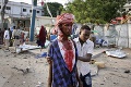 Trojitý bombový útok v metropole Somálska: Hlásia najmenej 32 obetí vrátane šiestich teroristov
