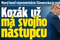 Nový kouč reprezentácie Slovenska je známy! Kozák už má svojho nástupcu