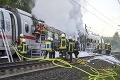 Trať medzi Kolínom a Frankfurtom zostáva pre požiar neprejazdná: Ako to vyriešil dopravca?