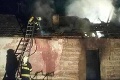 Požiar rodinného domu na strednom Slovensku: Stará mama zachránila štyri vnúčatá