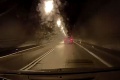 Zbesilá jazda poľského vodiča v tuneli Horelica: Z toho, čo príde po 15. sekunde, vás premkne hrôza!