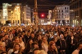 Ľudia opäť vyšli do ulíc: Pochod Za slušné Slovensko