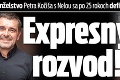 Manželstvo Petra Kočiša s Nelou sa po 25 rokoch definitívne skončilo: Expresný rozvod!