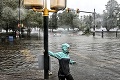 Búrka Florence zoslabla na tlakovú níž: Riziko povodní ale stúpa