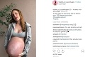 Maria zverejnila fotku svojho tehotenského bruška tesne pred pôrodom: Ľudia len krútia hlavami