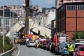 V Janove odstránili opustené vozidlá i veľkú časť zrúteného mosta: Pátranie po nezvestných pokračuje