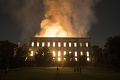 Národné múzeum v Riu de Janeiro zachvátil rozsiahly požiar: Nedávno oslávilo 200. výročie