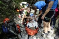 Horskí aj leteckí záchranári ratovali turistku (72): V Slovenskom raji spadla z rebríka