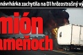 Známa módna návrhárka zachytila na D1 hrôzostrašný výjav: Kamión v plameňoch