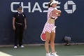 Toto na US Open ešte nebolo: Francúzska tenistka sa vyzliekla rovno na kurte!